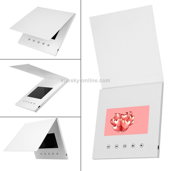 4.5 inch Video Greeting Card Auto Player HD LCD Video Music Invitation Letter Portable Advertising Player