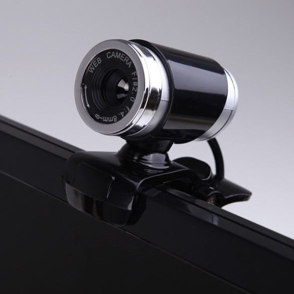 HXSJ A860 30fps 480P HD Webcam for Desktop / Laptop, with 10m Sound Absorbing Microphone, Length: 1.4m(Black)