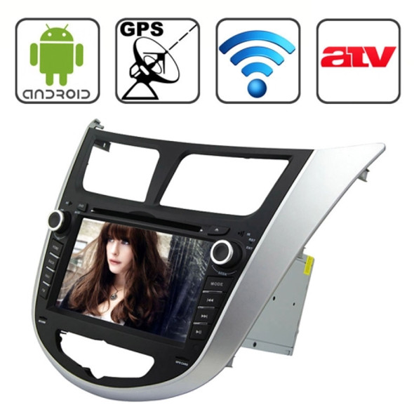 Rungrace 7.0 inch Android 4.2 Multi-Touch Capacitive Screen In-Dash Car DVD Player for Hyundai Verna with WiFi / GPS / RDS / IPOD / Bluetooth /ATV