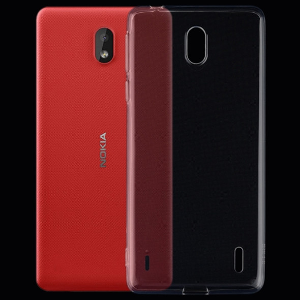 0.75mm Ultrathin Transparent TPU Soft Protective Case for Nokia 1 Plus