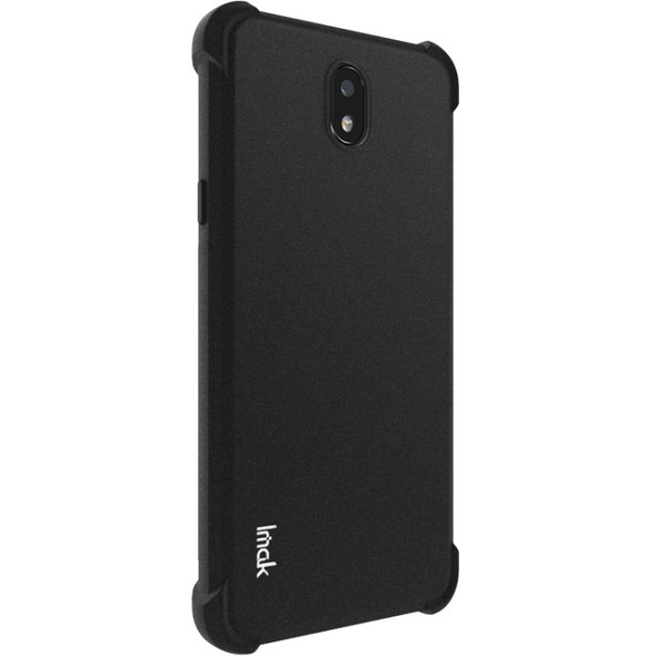 For LG K30 2019 / X2 2019 IMAK All-inclusive Shockproof Airbag TPU Case with Screen Protector(Matte Black)