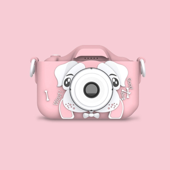Q9 Children Digital Camera Mini Cartoon Toy Camera, Style:Front and Rear Dual Cameras(Pink)