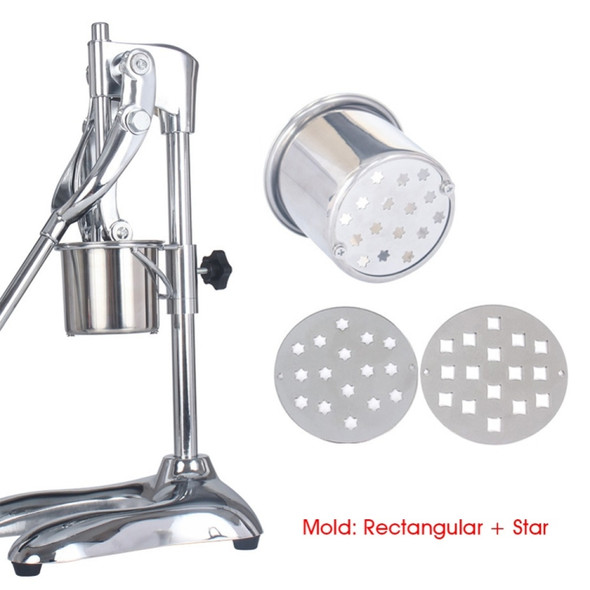 Manual French Press Squeeze Machine Squeezer Potatoes Slush Meat Slicer, Size:  450x260x200mm