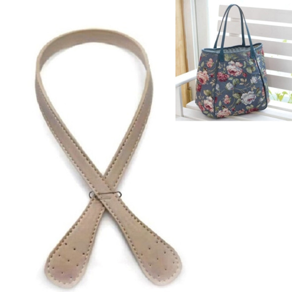 2 PCS Handbag PU Bag Strap Bag Accessories(Khaki)