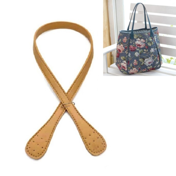 2 PCS Handbag PU Bag Strap Bag Accessories(Beige)