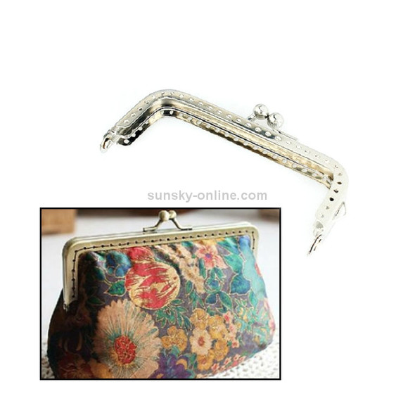 3 PCS Handmade Vintage Embossed Square Semi-circular Coin Purse Handbag Handle, Specification:Square Small