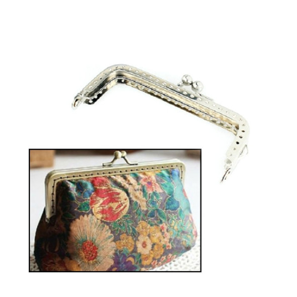 3 PCS Handmade Vintage Embossed Square Semi-circular Coin Purse Handbag Handle, Specification:Square Small