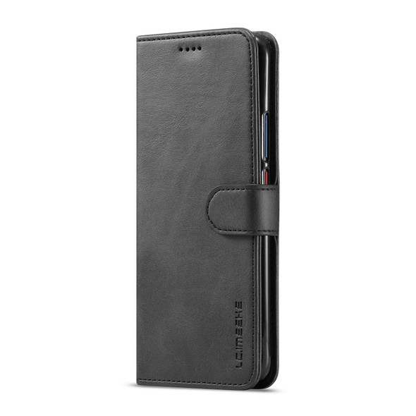 For Huawei Mate 20 Pro LC.IMEEKE Calf Texture Horizontal Flip Leather Case, with Holder & Card Slots & Wallet(Black)