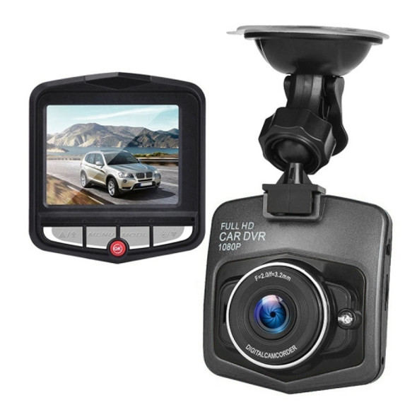 2.2 inch Car 480P Single Recording Shield Driving Recorder DVR Support Parking Monitoring / Loop Recording (Black)