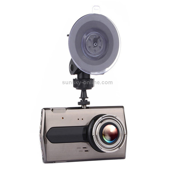4 inch Car HD 1080P Dual Recording Driving Recorder DVR Support Parking Monitoring / Loop Recording