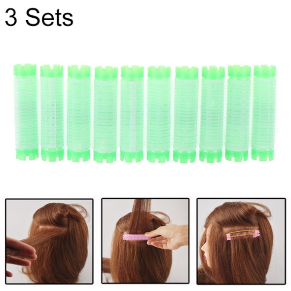 3 Sets Perm Bar Air Cushion Perm Fluffy Curly Hair Root Bar Hairdressing Self-Adhesive Hair Curl Bar Color Random Delivery(Large)