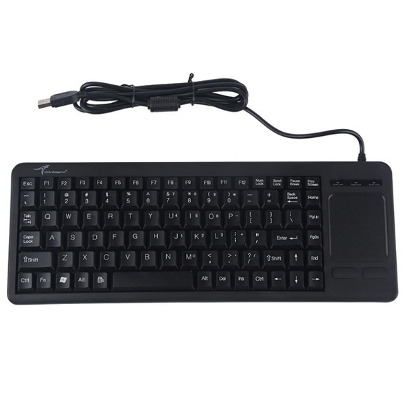 DS-8800 USB Interface Prevent Water Splashing Laser Engraving Character One-piece Wired Touchpad Keyboard, Length: 1.5m