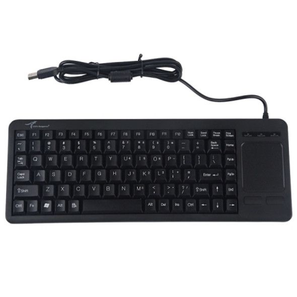 DS-8800 USB Interface Prevent Water Splashing Laser Engraving Character One-piece Wired Touchpad Keyboard, Length: 1.5m