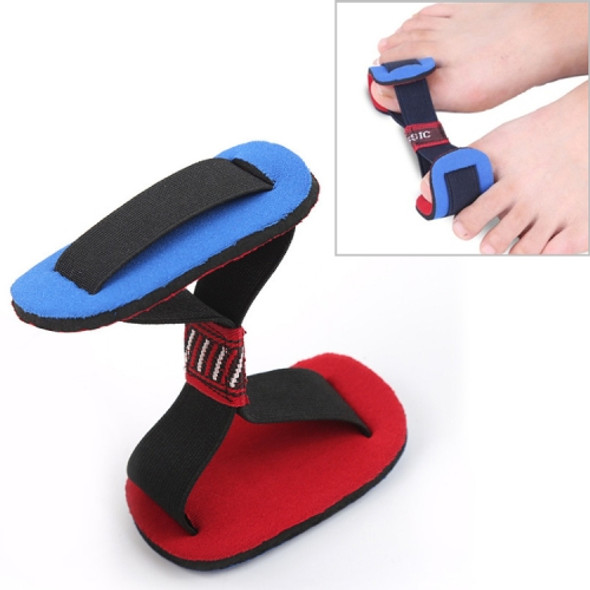 Professional Foot Care Tool Bunion Corrector Bone Big Toe Protector Hallux Valgus Straightener Toe Spreader Pedicure(Blue Red Color)