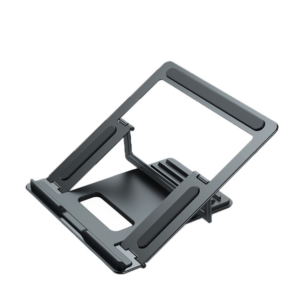 CCT8 Portable Adjustable Aluminum Alloy Desktop Holder Bracket for Laptop Notebook (Grey)