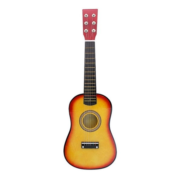 23 Inch Beginner Guitar Children Practice Guitar Toy Musical Instrument(Sunset)