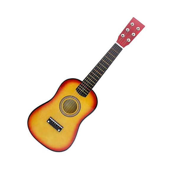 23 Inch Beginner Guitar Children Practice Guitar Toy Musical Instrument(Sunset)