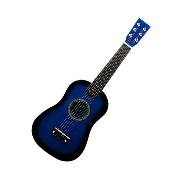23 Inch Beginner Guitar Children Practice Guitar Toy Musical Instrument(Blue)