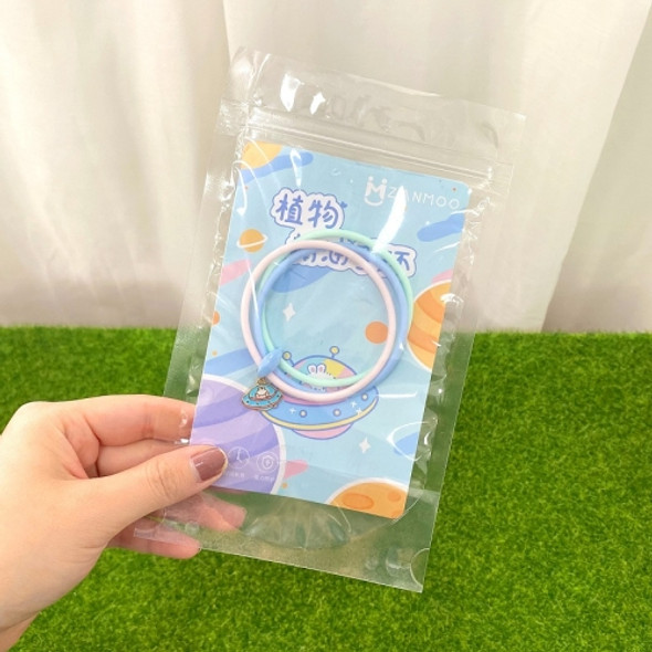 6 PCS Summer Children Plant Essential Oil Mosquito Repellent Bracelet Outdoor Mosquito Repellent Bracelet(Star Trek Rabbit)