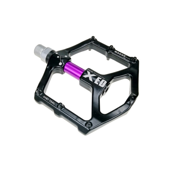 SHANMASHI 1031 Magnesium Alloy Pedal Non-slip Comfortable Bicycle Folding Pedal(Purple)