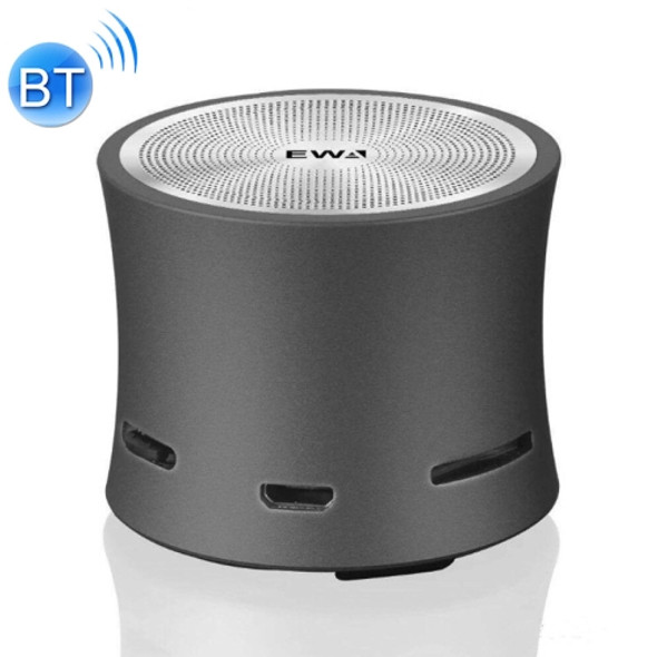 EWA A104 Bluetooth Speaker MP3 Player Portable Speaker Metallic USB Input MP3 Player Stereo Multimedia Speaker(Grey)