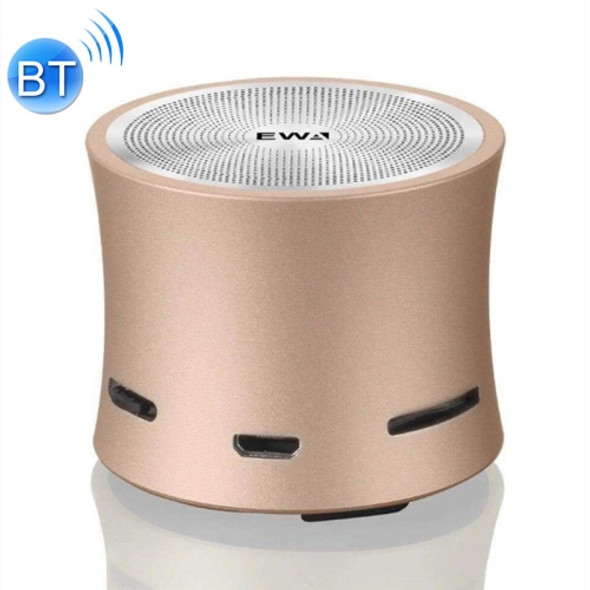 EWA A104 Bluetooth Speaker MP3 Player Portable Speaker Metallic USB Input MP3 Player Stereo Multimedia Speaker(Gold)