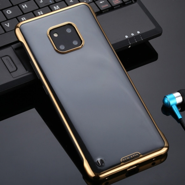 For Huawei Mate 20 Pro SULADA Borderless Drop-proof Vacuum Plating PC Case(Gold)