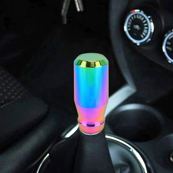 Universal Car Modified Gear Shift Knob Solid Color Smooth Auto Transmission Shift Lever Knob with Three Rubber Covers (Colour)