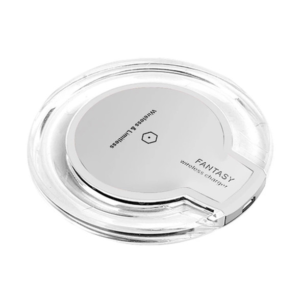 FANTASY Wireless Charger, For iPhone 8 / 8 Plus / X &  All QI Standard Compatible Devices Galaxy S5 / S4 / Note 4 / 3, etc(White)