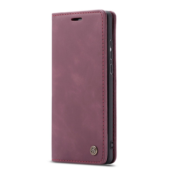 For Huawei P40 Pro CaseMe-013 Multifunctional Horizontal Flip Leather Case with Card Slot & Holder & Wallet(Wine Red)