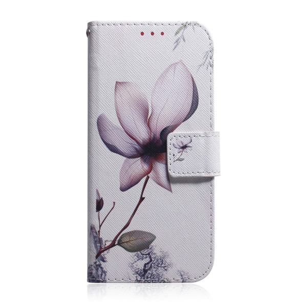 For Huawei P40 3D Colored Drawing Horizontal Flip Leather Case with Holder & Card Slot & Wallet(Magnolia)