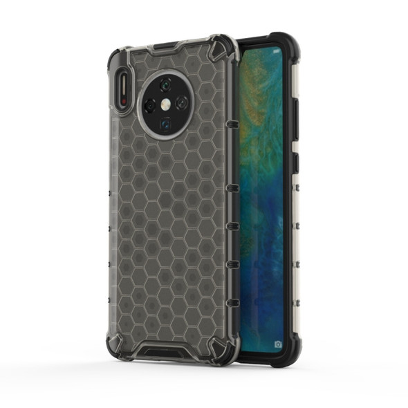 For Huawei Mate 30 Shockproof Honeycomb PC + TPU Case(Blue)
