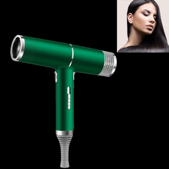 B500 Hair Salon Home Negative Ion High-Power Hair Dryer, CN Plug(Green)