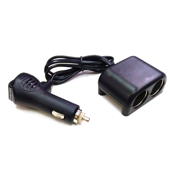 Cigarette Lighter Adapter 2 Socket Cigarette Lighter Splitter with LED Voltage Display USB Car Charger Adapter