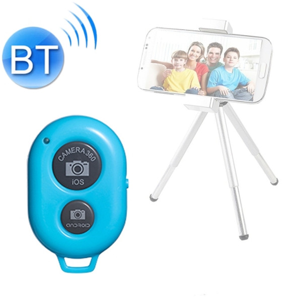 4 PCS Wireless Bluetooth Remote Control Selfie Selfie Stick Live Broadcast Video Controller(Blue)