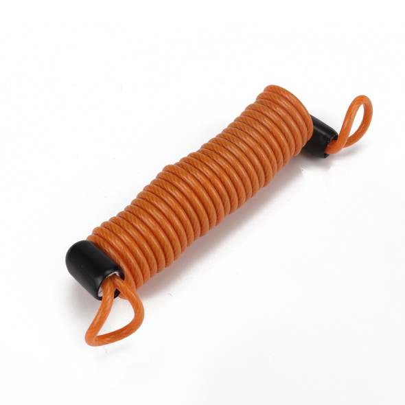 RV Trailer Spring Safety Rope Breakaway Cable, Safety Buckle Size:M8 x 80mm(Orange)
