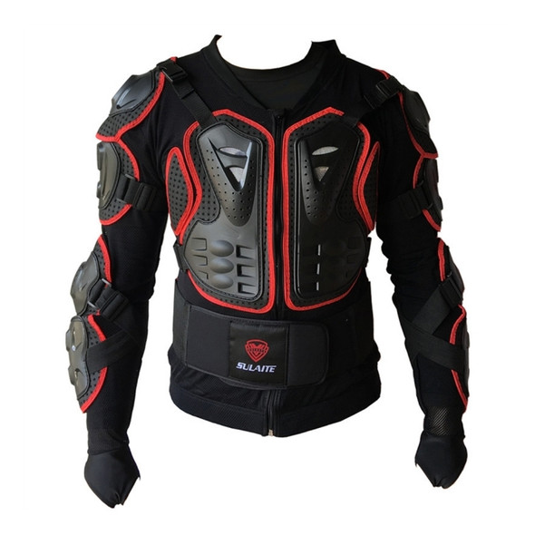 SULAITE BA-03 SUV Motorbike Bicycle Outdoor Sports Armor Protective Jacket, Size: XL(Red)