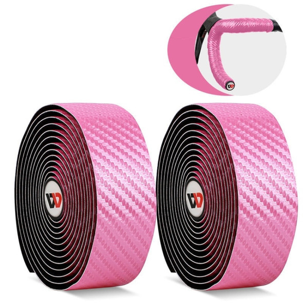 WEST BIKING Bicycle Breathable Non-Slip Handlebar Strap(Pink)
