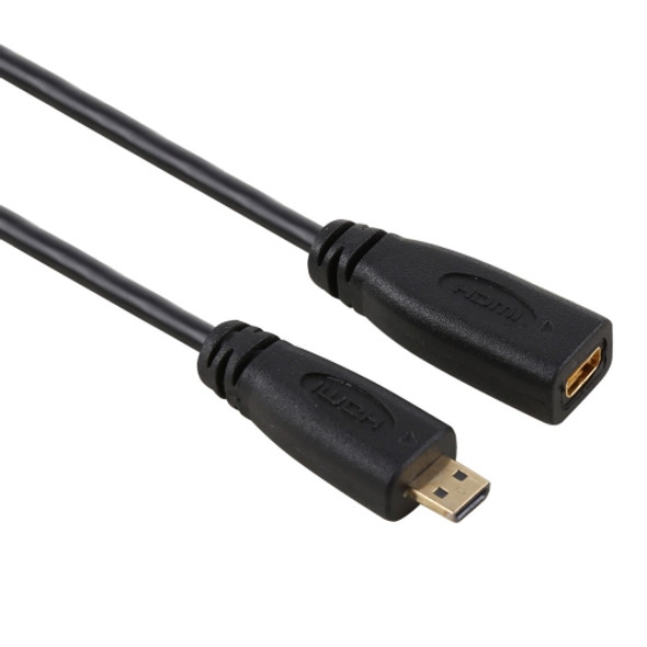 30cm 1080P Micro HDMI Female to Male Gold-plated Connector Adapter Cable