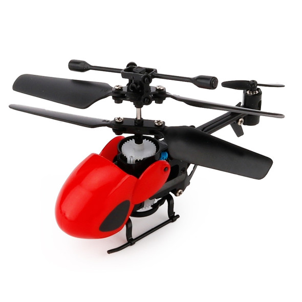 QINSONG QS5012 2CH Infrared Mini RC Helicopter, Size: 9cm x 5cm x 2cm(Red)