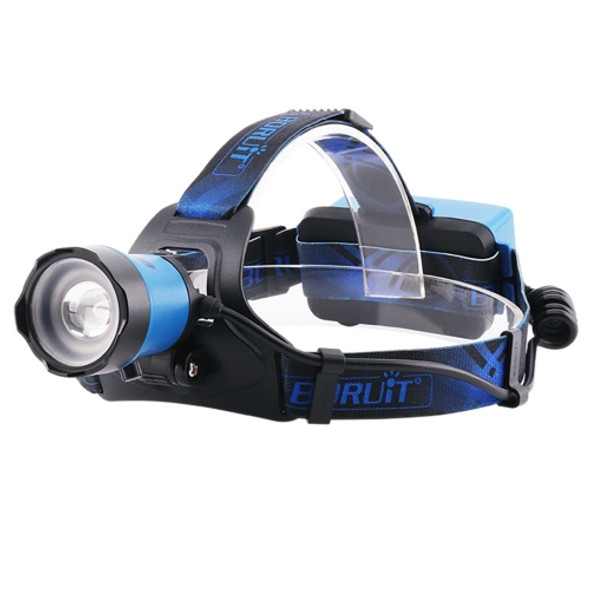 BORUIT 1200LM USB Charging Zoom LED Strong Headlight Fishing Camping Hiking Lamp(Headlight)