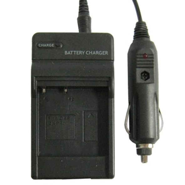 Digital Camera Battery Charger for CASIO CNP40(Black)