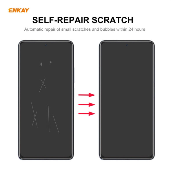 For Xiaomi Mi Poco X3 / X3 Pro 10 PCS ENKAY Hat-Prince Full Glue Full Coverage Screen Protector Explosion-proof Hydrogel Film