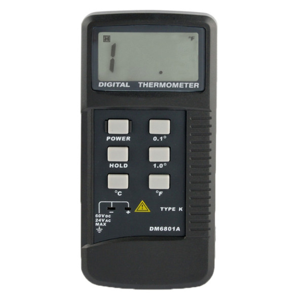 Digital Thermometer with K-Type Sensor (DM6801A)