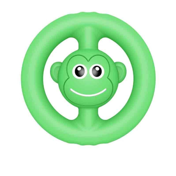 2 PCS Decompression Gripper Men And Women Exercise Fingers To Vent Silicone Educational Toys Vocal Decompression Screaming Monkey(Green)