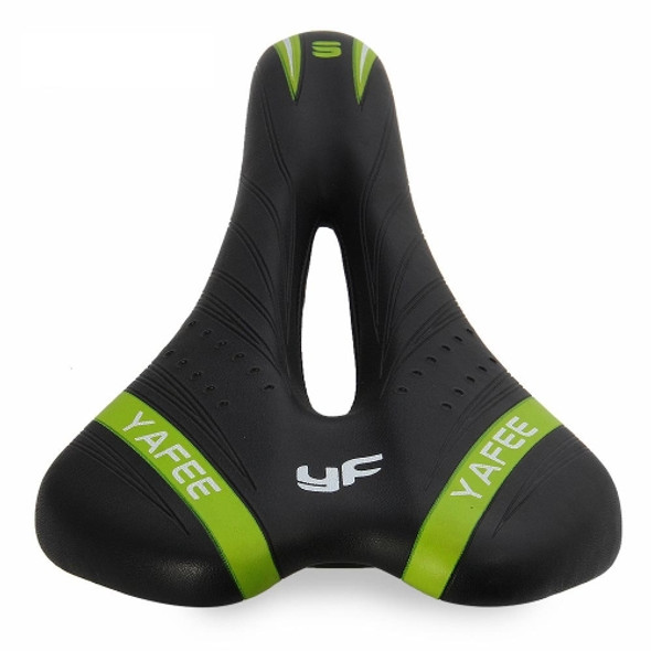 YAFEE Saddle Bicycle Seat Cushion Mountain Bike Seat Bicycle Seat Riding Accessories(Green)