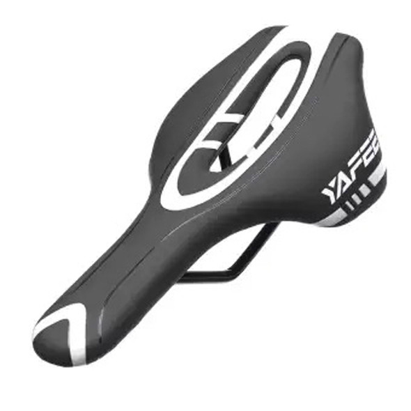 YAFEE Mountain Bike Saddle Mountain Bike Seat Hollow Bicycle Seat(White)