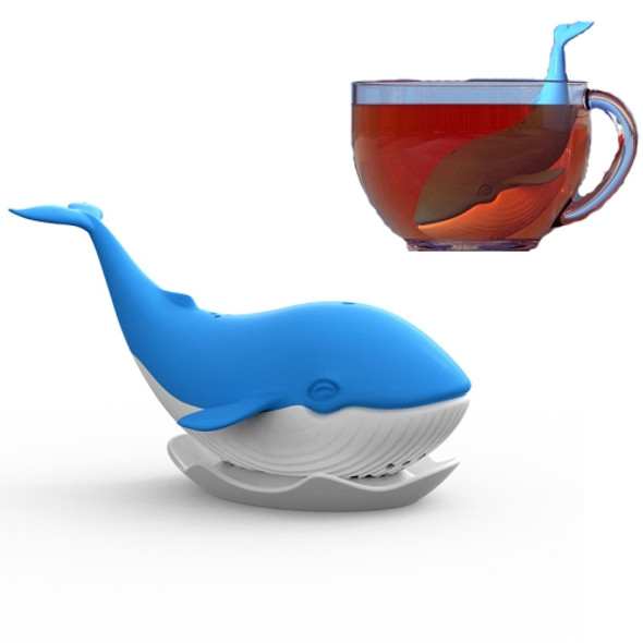 2 PCS Silicone Whale Tea Infuser Tea Bag Tea Strainer Travel Tea Leaking Tea Set(Colorful Box)