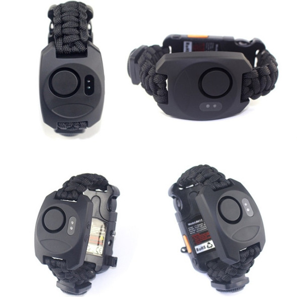 Multifunctional Braided Umbrella Rope Watch Alarm Bracelet Outdoor Survival Bracelet