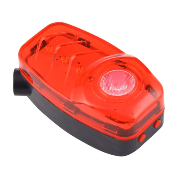 Red Light 2 LED 4 Modes & 2 Laser 2 Modes Bicycle Rear Light Warning Light with Handlebar Mount